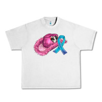 Lunar Rock cowboy hat and cancer ribbon Urban Heavy Tee - AdoDesignShop