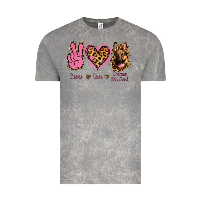 Peace Love German Shepherd Vintage Tee by Jasminsmagicworld | Teevron