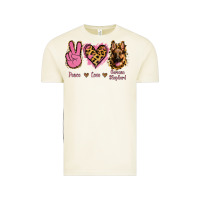 Vintage Arctic Peace Love German Shepherd Vintage Tee - Jasminsmagicworld