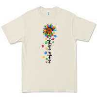Bone autism mama sunflower black Premium Tee - JahusDesignShop