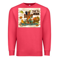 Cardinal fall for jesus he never leaves Premium Sweatshirt - TumblerDesignByShophia