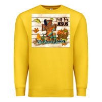 Lemon fall for jesus he never leaves Premium Sweatshirt - TumblerDesignByShophia