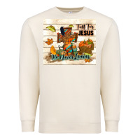 Sandshell fall for jesus he never leaves Premium Sweatshirt - TumblerDesignByShophia