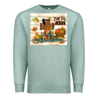 Seafoam fall for jesus he never leaves Premium Sweatshirt - TumblerDesignByShophia