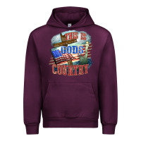 Mauve Wine This is gods country Urban Hoodie - FaDigitalArtStudio