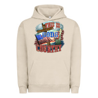 Pigment French Oak This is gods country Urban Hoodie - FaDigitalArtStudio