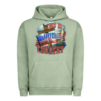 Pigment Oil Green This is gods country Urban Hoodie - FaDigitalArtStudio