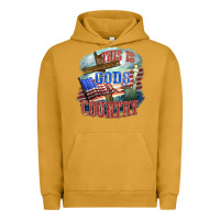 Pigment Peanut Butter This is gods country Urban Hoodie - FaDigitalArtStudio