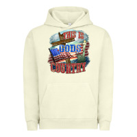 Pigment Pistachio This is gods country Urban Hoodie - FaDigitalArtStudio