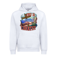 White This is gods country Urban Hoodie - FaDigitalArtStudio