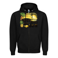 Black here comes the sun Zipper Hoodie - BarkalooDesign
