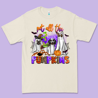 Pet All The Pupkins Premium Tee Designed By Adodesignshop