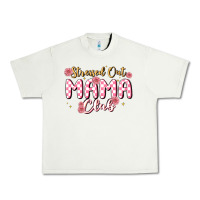 Pistachio stressed out mama club Urban Heavy Tee - MaliasSmallBusiness