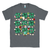 Charcoal Heather teacher st patrick day clovers Classic Tee - MaliasSmallBusiness