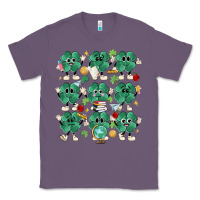Lavender teacher st patrick day clovers Classic Tee - MaliasSmallBusiness