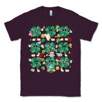 Plum teacher st patrick day clovers Classic Tee - MaliasSmallBusiness