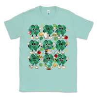Seafoam teacher st patrick day clovers Classic Tee - MaliasSmallBusiness