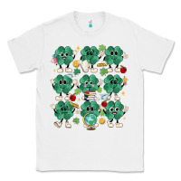 White teacher st patrick day clovers Classic Tee - MaliasSmallBusiness