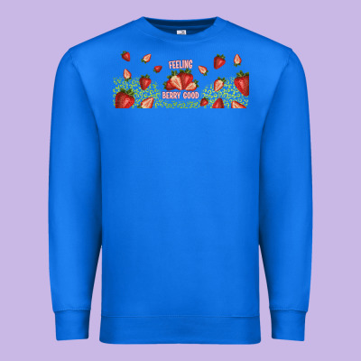 Feeling Berry Good Premium Sweatshirt Designed By Tumblerdesignbyshophia