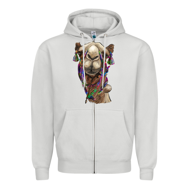 Tie Dye Camel Zipper Hoodie by BarkalooDesign | Teevron