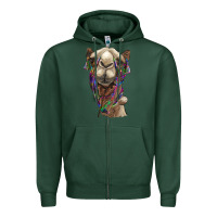 Sports Green tie dye camel Zipper Hoodie - BarkalooDesign