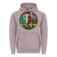 Vintage Zinc Brown Horse Christmas Vintage Hoodie - RanaPortraitStore