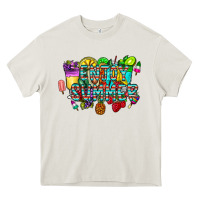 Cream enjoy summer Heavy Core Tee - CowhideDigitalArt