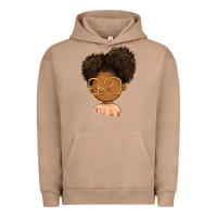 Pigment Burro black girl Urban Hoodie - FaDigitalArtStudio