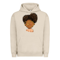 Pigment French Oak black girl Urban Hoodie - FaDigitalArtStudio