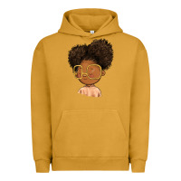 Pigment Peanut Butter black girl Urban Hoodie - FaDigitalArtStudio