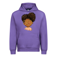 Tulip black girl Urban Hoodie - FaDigitalArtStudio