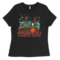 Black the best memories camping Ladies Tee - SublimationCraftShop