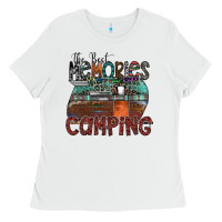 White the best memories camping Ladies Tee - SublimationCraftShop