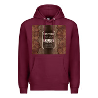 Burgundy world's best grandpa Premium Hoodie - TumblerDesignByShophia