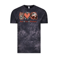 Cloud Black Peace Love Dalmatians Vintage Tee - Jasminsmagicworld