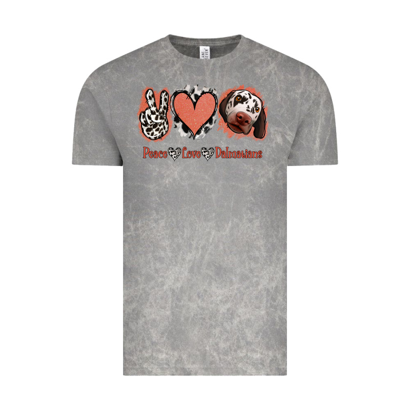 Peace Love Dalmatians Vintage Tee by Jasminsmagicworld | Teevron