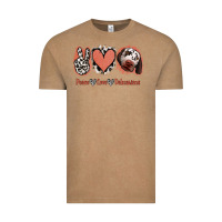 Vintage Coffee Peace Love Dalmatians Vintage Tee - Jasminsmagicworld