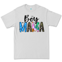 Boy Mama White Premium Tee | Teevron