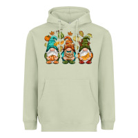 Matcha Fall gnomes Heavyweight Hoodie - NancyCooperArtShop