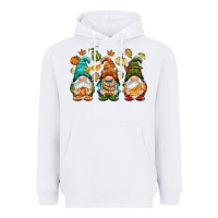 White Fall gnomes Heavyweight Hoodie - NancyCooperArtShop