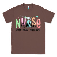 Chestnut coffee scrubs rubber gloves nurse Classic Tee - MaliasSmallBusiness