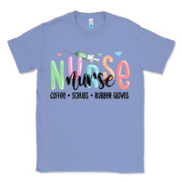 Colony Blue coffee scrubs rubber gloves nurse Classic Tee - MaliasSmallBusiness