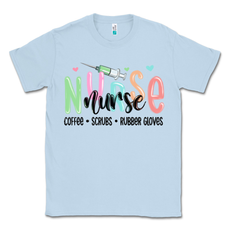 Coffee Scrubs Rubber Gloves Nurse Classic Tee by MaliasSmallBusiness | Teevron