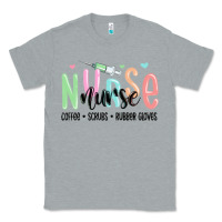 Heather Grey coffee scrubs rubber gloves nurse Classic Tee - MaliasSmallBusiness