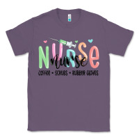 Lavender coffee scrubs rubber gloves nurse Classic Tee - MaliasSmallBusiness
