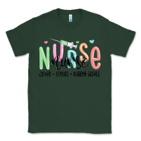 Sports Green coffee scrubs rubber gloves nurse Classic Tee - MaliasSmallBusiness