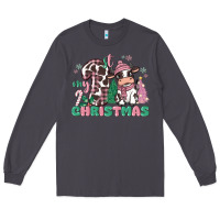 Smoke my first christmas cow Long Sleeve Tee - MaliasSmallBusiness