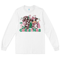 White my first christmas cow Long Sleeve Tee - MaliasSmallBusiness