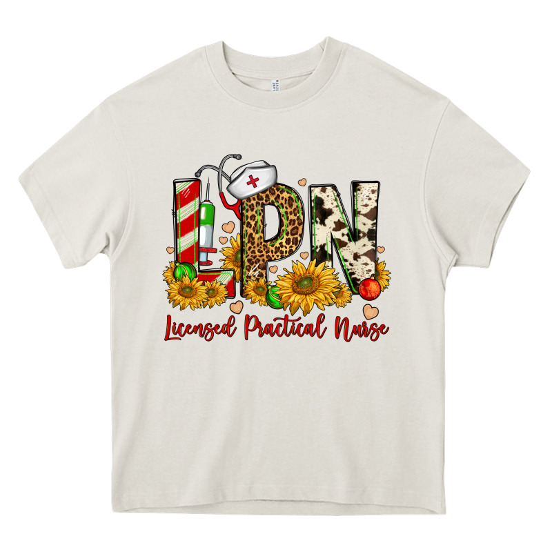 Christmas Lpn Licensed Practical Nurse Heavy Core Tee by FaDigitalArtStudio | Teevron