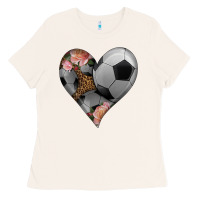 Bone western soccer heart Ladies Tee - HRA Design Shop